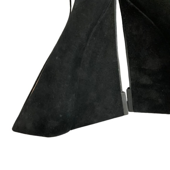 Tory Burch suede leather Claire closed toe wedge heel shoes new without box - Picture 8 of 16